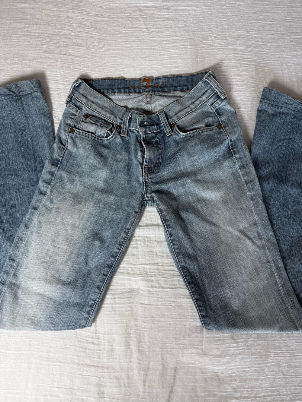 7 For All Mankind Women's Low Rise Jeans